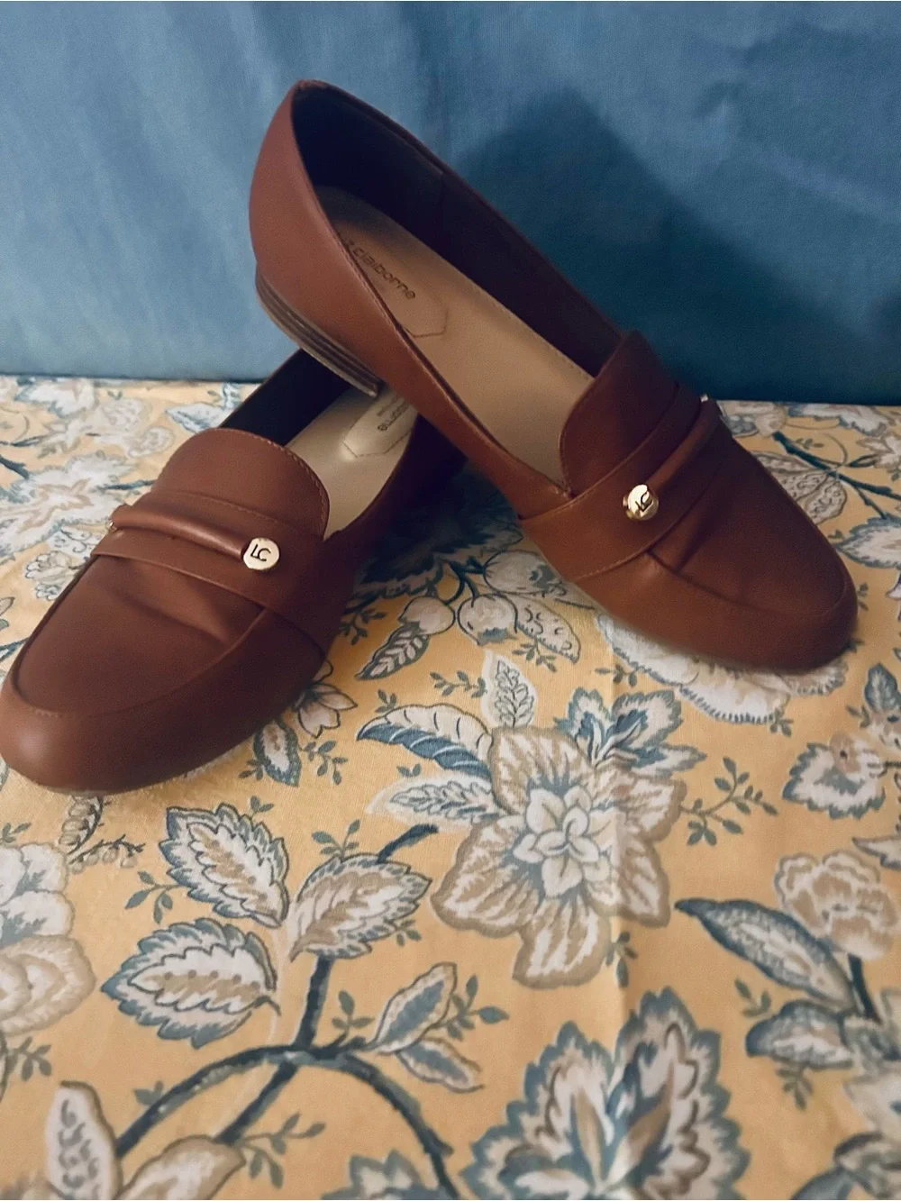 Liz Claiborne “Trish” Cognac Flats